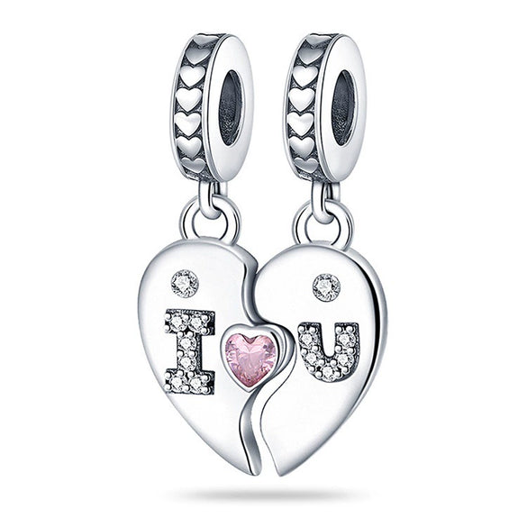 Jewelry Accessories Bracelet Necklace Heart Shape Pendant Copper Silver Plated Dripping Oil