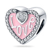 Jewelry Accessories Bracelet Necklace Heart Shape Pendant Copper Silver Plated Dripping Oil
