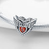 Jewelry Accessories Bracelet Necklace Heart Shape Pendant Copper Silver Plated Dripping Oil