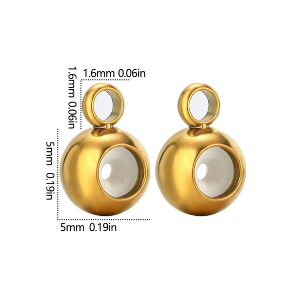 Jewelry Accessories Bracelet Necklace Made Of 18K Real Gold And Stainless Steel With Round Silicone Nonslip Adjustable Positioning Beads Electroplated And Handmade