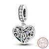 Jewelry Accessories Bracelet Necklace S925 Silver Tulip Pendant With Dripping Oil Treatment