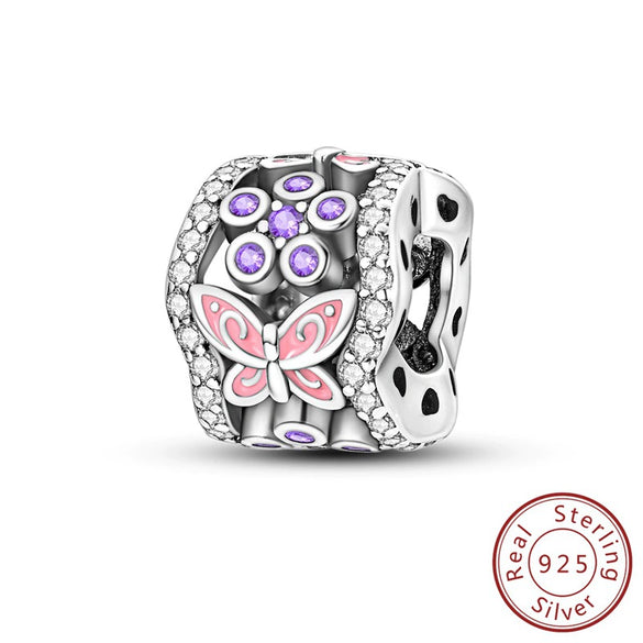 Jewelry Accessories Bracelet Necklace S925 Silver Tulip Pendant With Dripping Oil Treatment