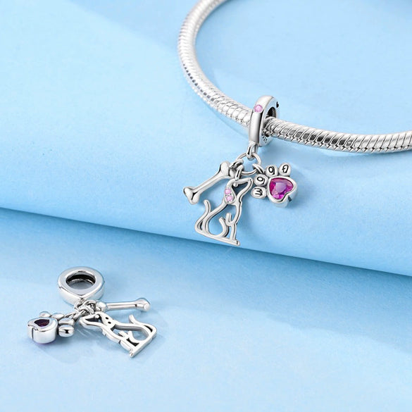 Jewelry Accessories Bracelet Necklace S925 Silver Tulip Pendant With Dripping Oil Treatment
