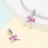 Jewelry Accessories Bracelet Silver Plated Heart Pendant Beads Dripping Oil Original Design