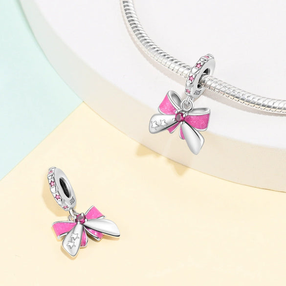 Jewelry Accessories Bracelet Silver Plated Heart Pendant Beads Dripping Oil Original Design