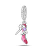 Jewelry Accessories Bracelet Silver Plated Heart Pendant Beads Dripping Oil Original Design
