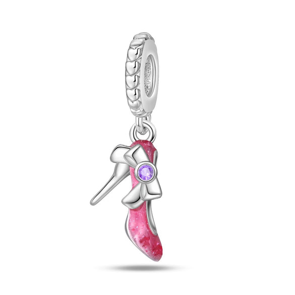 Jewelry Accessories Bracelet Silver Plated Heart Pendant Beads Dripping Oil Original Design