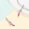 Jewelry Accessories Bracelet Silver Plated Heart Pendant Beads Dripping Oil Original Design