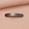 Jewelry Accessories Brushed Stainless Steel Curved Strip Geometric Connector Pendant