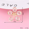Jewelry Accessories Butterfly Alloy Electroplated Embedded Zircon Bare Diamond Mobile Phone Shell Stick Drill Material Wholesale