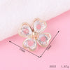 Jewelry Accessories Butterfly Alloy Electroplated Embedded Zircon Bare Diamond Mobile Phone Shell Stick Drill Material Wholesale