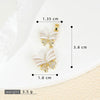 Jewelry Accessories Butterfly Pendant Earrings Necklace Copper Electroplated Micropaved Zircon Animals Zodiac Cartoon Style