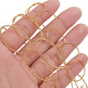 Jewelry Accessories Chain Stainless Steel Handmade Electroplated 18K Real Gold