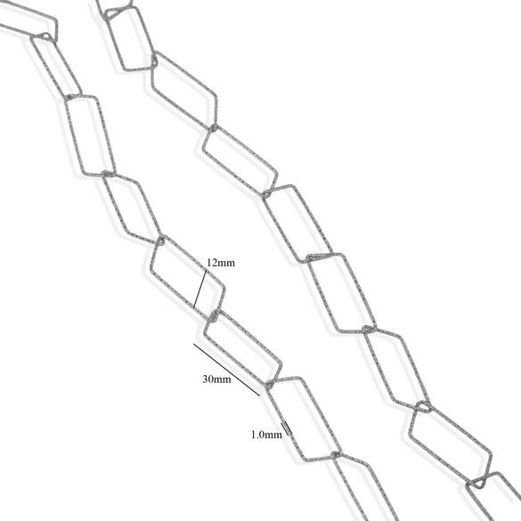 Jewelry Accessories Chain Stainless Steel Handmade Electroplated 18K Real Gold