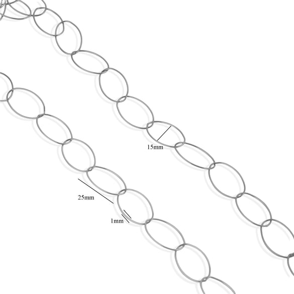Jewelry Accessories Chain Stainless Steel Handmade Electroplated 18K Real Gold