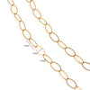Jewelry Accessories Chain Stainless Steel Handmade Electroplated 18K Real Gold