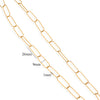 Jewelry Accessories Chain Stainless Steel Handmade Electroplated 18K Real Gold