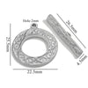 Jewelry Accessories Connection Buckle Stainless Steel Electroplating Gold Finishing