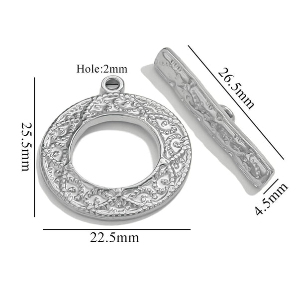 Jewelry Accessories Connection Buckle Stainless Steel Electroplating Gold Finishing
