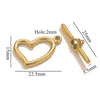 Jewelry Accessories Connection Buckle Stainless Steel Electroplating Gold Finishing