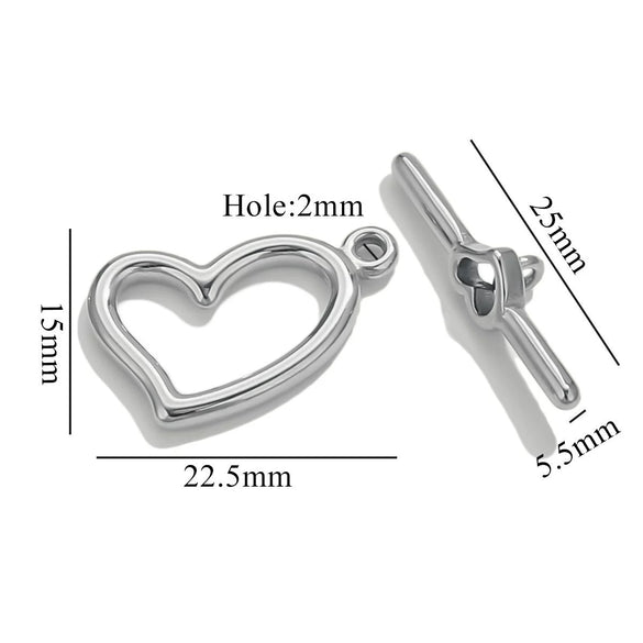 Jewelry Accessories Connection Buckle Stainless Steel Electroplating Gold Finishing