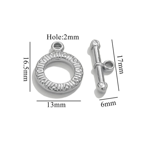 Jewelry Accessories Connection Buckle Stainless Steel Electroplating Gold Finishing