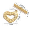 Jewelry Accessories Connection Buckle Stainless Steel Electroplating Gold Finishing