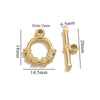 Jewelry Accessories Connection Buckle Stainless Steel Electroplating Gold Finishing