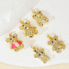 Jewelry Accessories Copper Animal Pendant Necklace Earrings Bracelet With Cartoon Style And Electroplating Treatment
