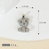 Jewelry Accessories Copper Animal Pendant Necklace Earrings Bracelet With Cartoon Style And Electroplating Treatment