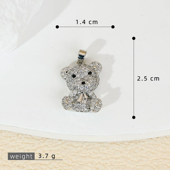 Jewelry Accessories Copper Animal Pendant Necklace Earrings Bracelet With Cartoon Style And Electroplating Treatment