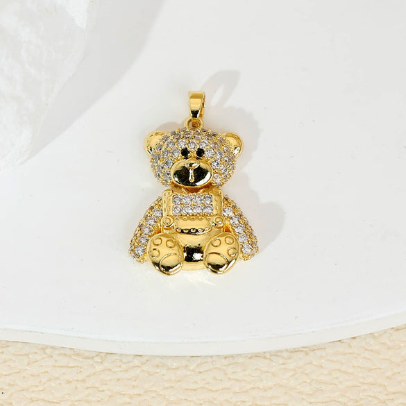 Jewelry Accessories Copper Animal Pendant Necklace Earrings Bracelet With Cartoon Style And Electroplating Treatment