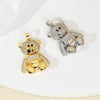Jewelry Accessories Copper Animal Pendant Necklace Earrings Bracelet With Cartoon Style And Electroplating Treatment