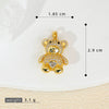 Jewelry Accessories Copper Animal Pendant Necklace Earrings Bracelet With Cartoon Style And Electroplating Treatment
