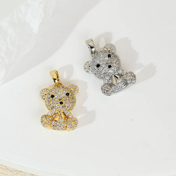 Jewelry Accessories Copper Animal Pendant Necklace Earrings Bracelet With Cartoon Style And Electroplating Treatment