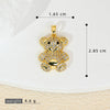 Jewelry Accessories Copper Animal Pendant Necklace Earrings Bracelet With Cartoon Style And Electroplating Treatment