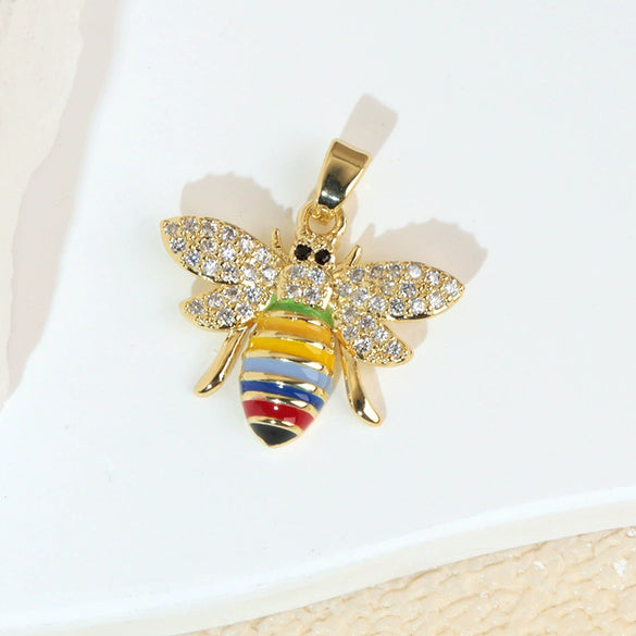 Jewelry Accessories Copper Animal Zodiac Cartoon Style Electroplating Pendant Necklace Earrings Bracelet Diy Material