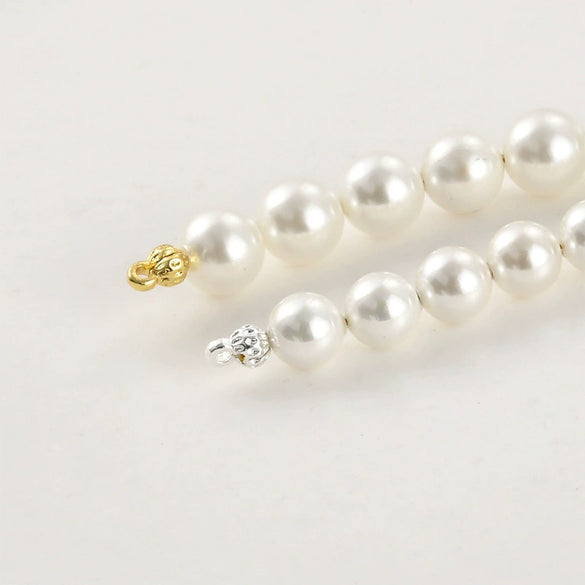 Jewelry Accessories Copper Beaded Diy Bracelet Necklace With Color Retention Bud Bag Buckle Opening Closing Clip Electroplated