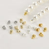 Jewelry Accessories Copper Beaded Diy Bracelet Necklace With Color Retention Bud Bag Buckle Opening Closing Clip Electroplated