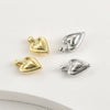 Jewelry Accessories Copper Bow Heart Pendant Electroplated Diy Handmade