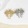 Jewelry Accessories Copper Butterfly Pendant Necklace Earrings Clavicle Chain Electroplated Cartoon Animal Style