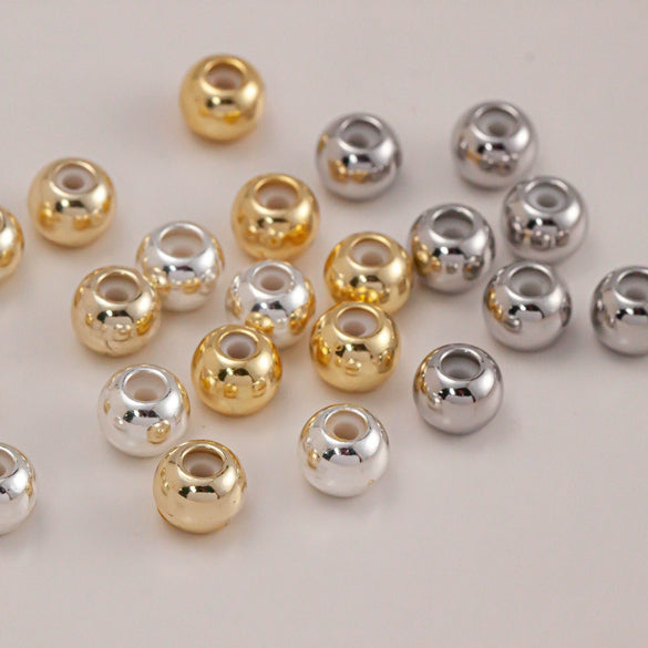 Jewelry Accessories Copper Chain Adjustment Beads With Gold Plating For Diy Necklace