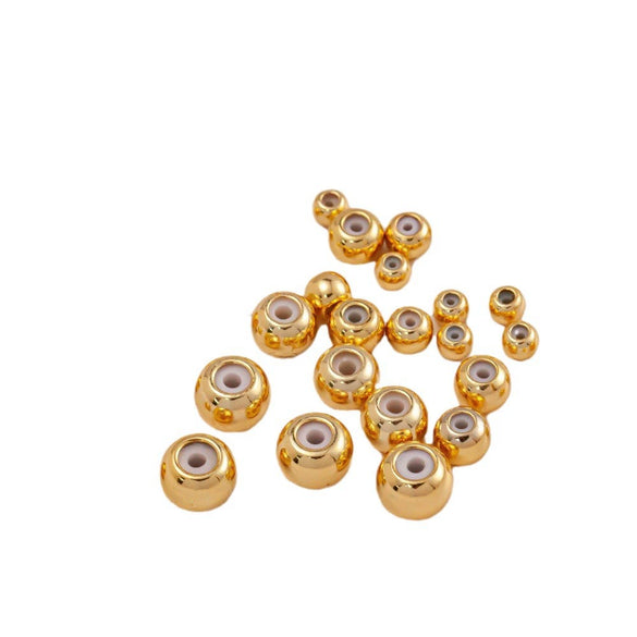Jewelry Accessories Copper Chain Adjustment Beads With Gold Plating For Diy Necklace