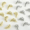 Jewelry Accessories Copper Croissant Pendant Electroplated