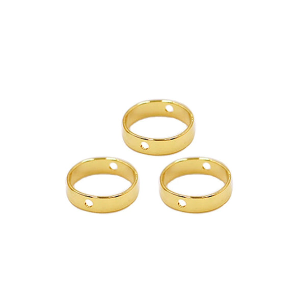 Jewelry Accessories Copper Electroplated Beaded Ring Bracelet Necklace With Doublehole Bead Frame