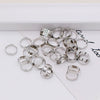 Jewelry Accessories Copper Electroplated Beaded Ring Bracelet Necklace With Doublehole Bead Frame