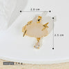 Jewelry Accessories Copper Electroplated Cartoon Lightning Raindrops Cloud Pendant Necklace Earrings Bracelet Clavicle Chain