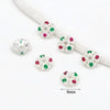 Jewelry Accessories Copper Electroplated Micro Inlaid Zircon Torus