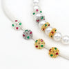 Jewelry Accessories Copper Electroplated Micro Inlaid Zircon Torus