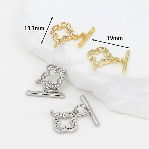 Jewelry Accessories Copper Electroplated Versatile Minimalist Ot Buckle For Necklace Bracelet